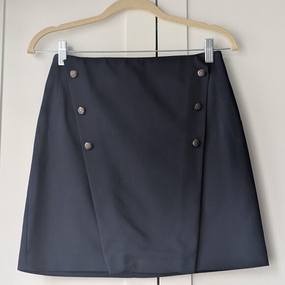ZARA Navy Blue Skirt - Picture 1 of 3